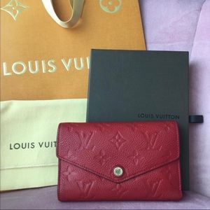 SOLD ❌ Louis Vuitton Compact Curieuse Monogram Red